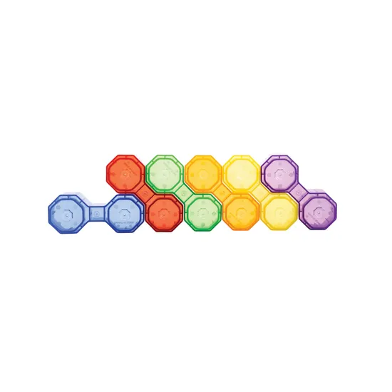 Translucent Twin Blocks - 48 pieces - Modern Teaching Aids NZ