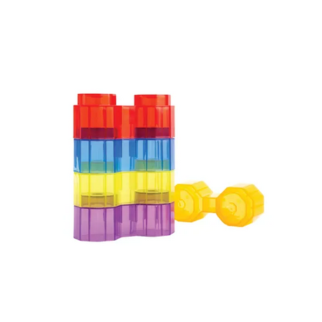 Translucent Twin Blocks - 48 pieces - Modern Teaching Aids NZ