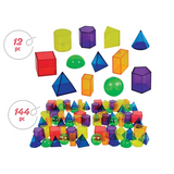 Teachables Translucent Geometric Shapes - Class Set - Modern Teaching Aids NZ
