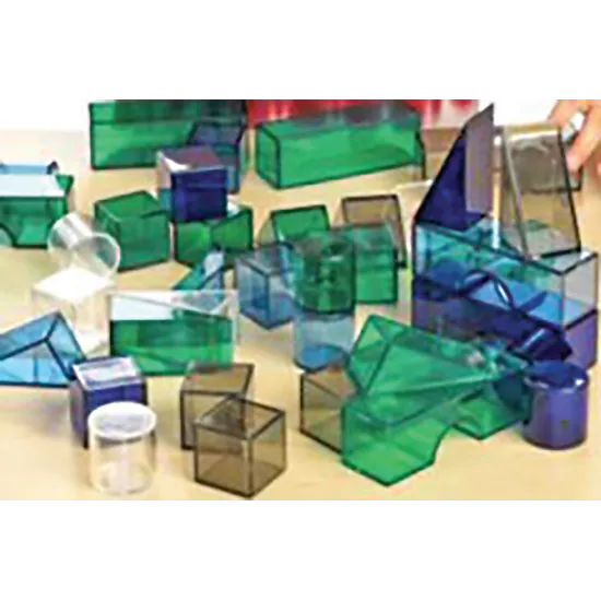 Earth-Tone Translucent Geometric 3D Shapes 50pcs