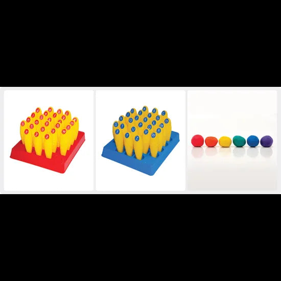 Stamping Sticks Upper & Lower case with Dough