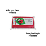 Creatistics Modelling Clay - Red 500g Pack - Modern Teaching Aids NZ
