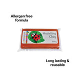 Creatistics Modelling Clay - Orange 500g Pack - Modern Teaching Aids NZ
