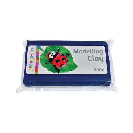 Creatistics Modelling Clay - Dark Blue 500g Pack - Modern Teaching Aids NZ