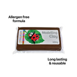 Creatistics Modelling Clay - Brown 500g Pack - Modern Teaching Aids NZ