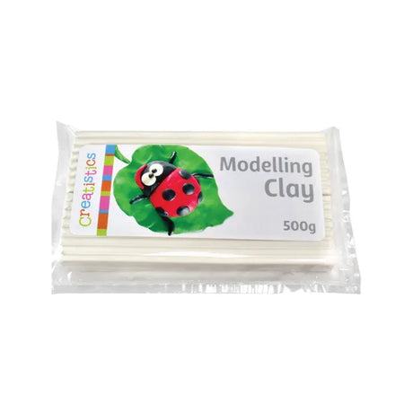 Creatistics Modelling Clay - White 500g Pack - Modern Teaching Aids NZ
