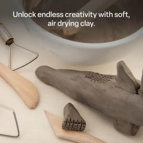 Creatistics Air Dry Ceramic Clay - Grey 10kg - Modern Teaching Aids NZ
