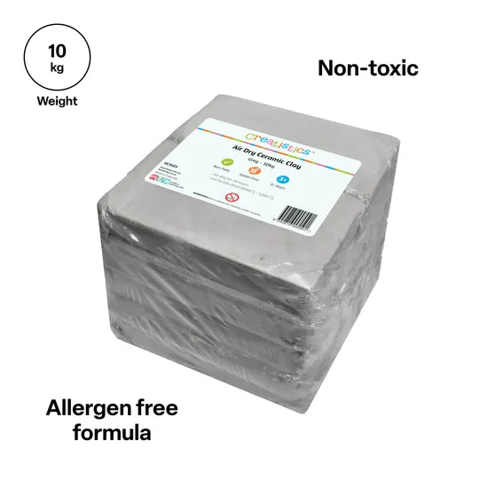 Creatistics Air Dry Ceramic Clay - Grey 10kg - Modern Teaching Aids NZ
