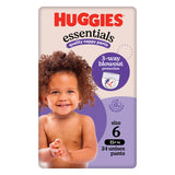 Huggies Essentials Nappy Pants Size 6 – 15+kg, Pack of 96