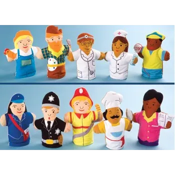 Careers Hand Puppets 10 Pieces - Modern Teaching Aids NZ