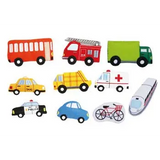 Land Transport Felt Pieces 10p - Modern Teaching Aids NZ