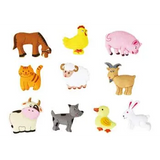 Farm Animals Felt Pieces 10 Pieces - Modern Teaching Aids NZ