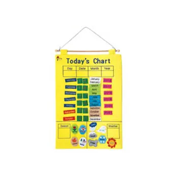 Todays Felt Wall Chart - Modern Teaching Aids NZ