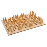 Teachables - Wooden Cylinder Pegs - 70 pieces - Modern Teaching Aids NZ