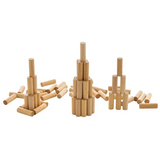 Teachables - Wooden Cylinder Pegs - 70 pieces - Modern Teaching Aids NZ