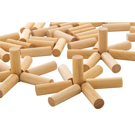 Teachables - Wooden Cylinder Pegs - 70 pieces - Modern Teaching Aids NZ