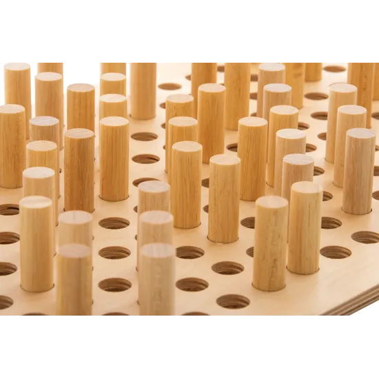 Teachables - Wooden Cylinder Pegs - 70 pieces - Modern Teaching Aids NZ