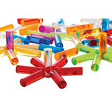 Teachables - Acrylic Coloured Cylinders - 70  Pieces - Modern Teaching Aids NZ