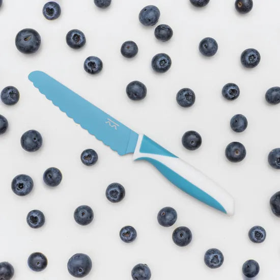 Kiddikutter Child Safe Knife Sky Blue - Modern Teaching Aids NZ