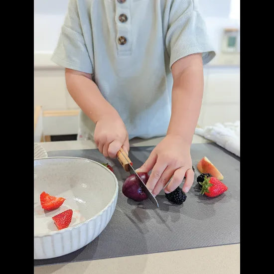 Kiddikutter Child Safe Knife Wooden Handle - Modern Teaching Aids NZ