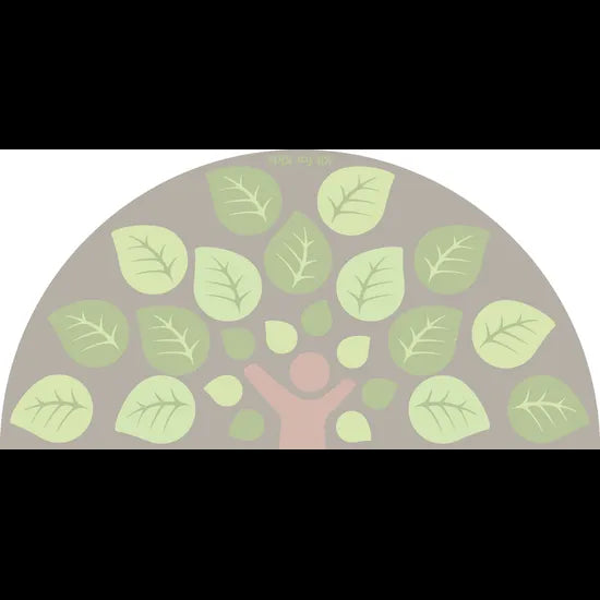 Natural World Semi-Circle Rug - 3 (L) x 1.5 (W) m - Modern Teaching Aids NZ