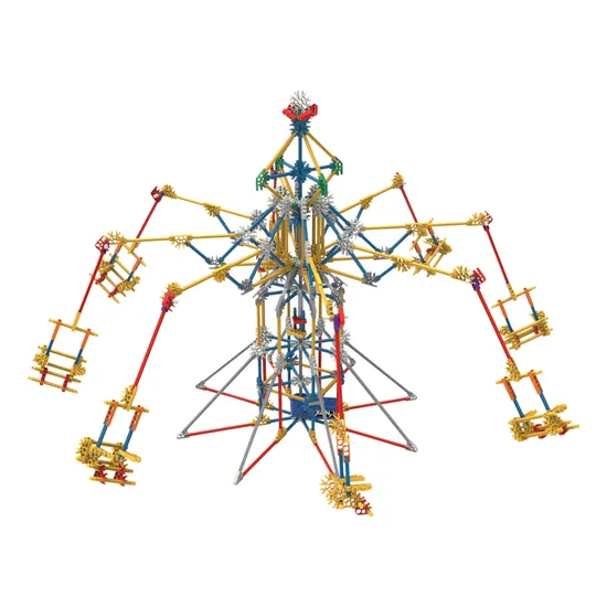 knex - 3-In-1 Amusement Park 744 pieces 3 builds - Modern Teaching Aids NZ