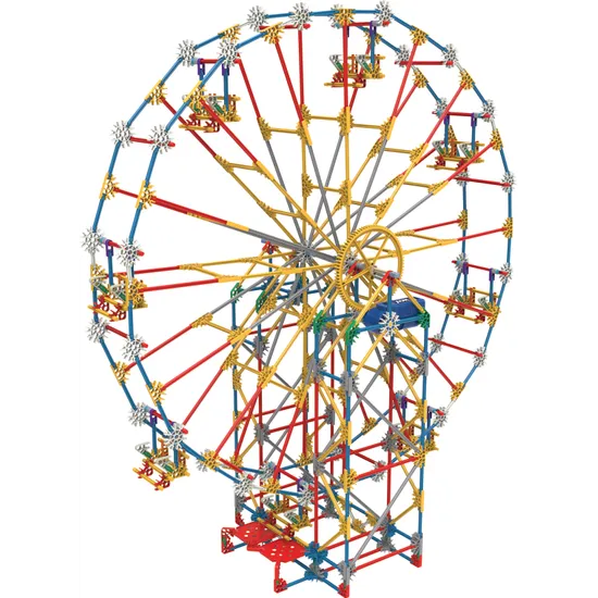 knex - 3-In-1 Amusement Park 744 pieces 3 builds - Modern Teaching Aids NZ