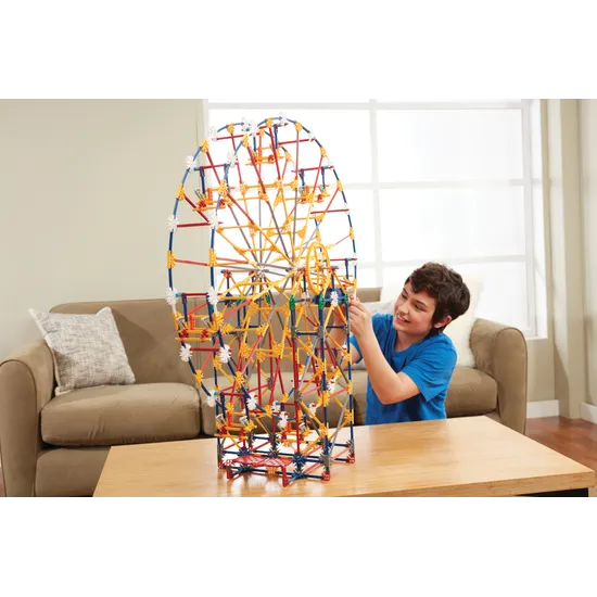 knex - 3-In-1 Amusement Park 744 pieces 3 builds - Modern Teaching Aids NZ