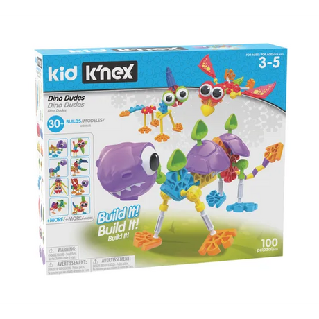 knex - Dino Dudes 100 pieces 30 builds - Modern Teaching Aids NZ
