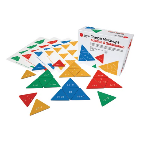 Triangle Match-ups - Addition & Subtraction - Modern Teaching Aids NZ