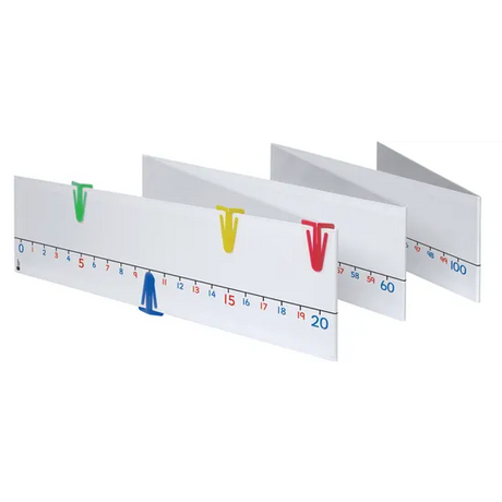Foldable Write & Wipe Number Line 0-120 - Modern Teaching Aids NZ