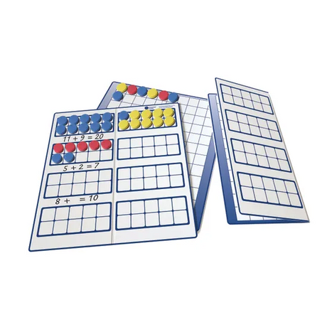 Magnetic Tens-Frame Board & Counters - Modern Teaching Aids NZ