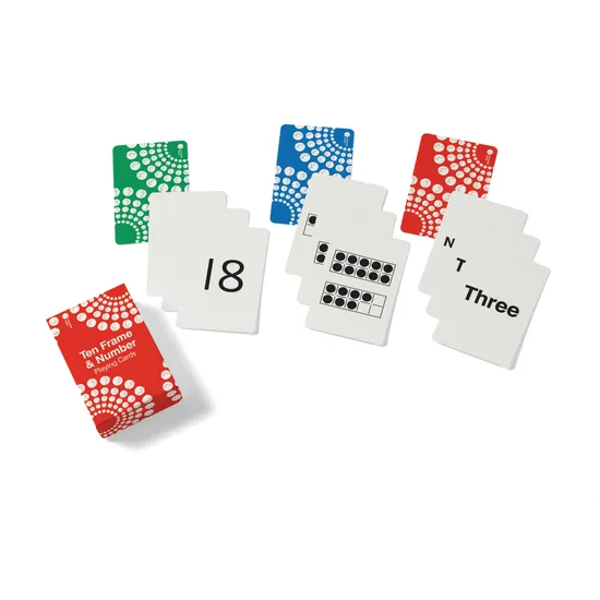 Ten Frame & Number Playing Cards - Modern Teaching Aids NZ