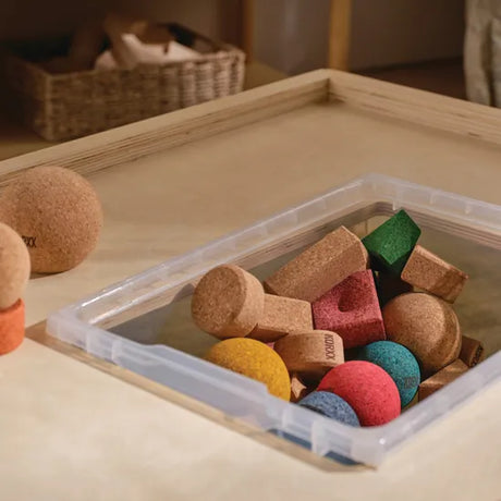 KORXX - Limbo Stacking Tower - Set of 8 - Natural - Modern Teaching Aids NZ