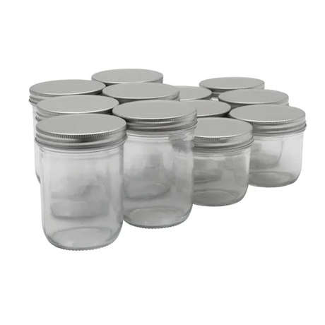 Glass Storage Jars Asst - Set of 12 - Modern Teaching Aids NZ