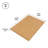Cork Boards - 4 pcs - Modern Teaching Aids NZ