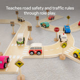 Wooden Traffic Signs - 20 Pieces - Modern Teaching Aids NZ