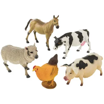 Farm Animals - Set of 5 - Modern Teaching Aids NZ