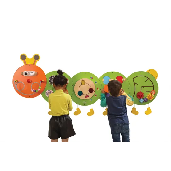 Caterpillar Wall Panel Game 5 Pieces - Modern Teaching Aids NZ
