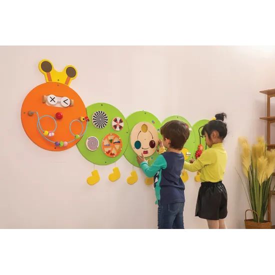 Caterpillar Wall Panel Game 5 Pieces - Modern Teaching Aids NZ