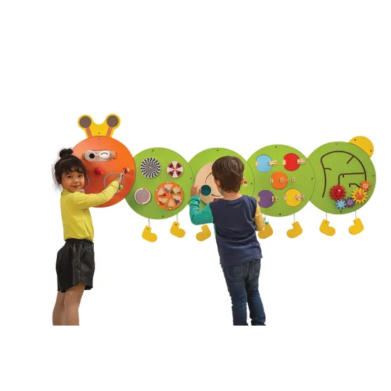 Caterpillar Wall Panel Game 5 Pieces - Modern Teaching Aids NZ
