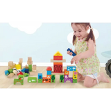 Farm Wooden Blocks Set - 50 Pieces - Modern Teaching Aids NZ