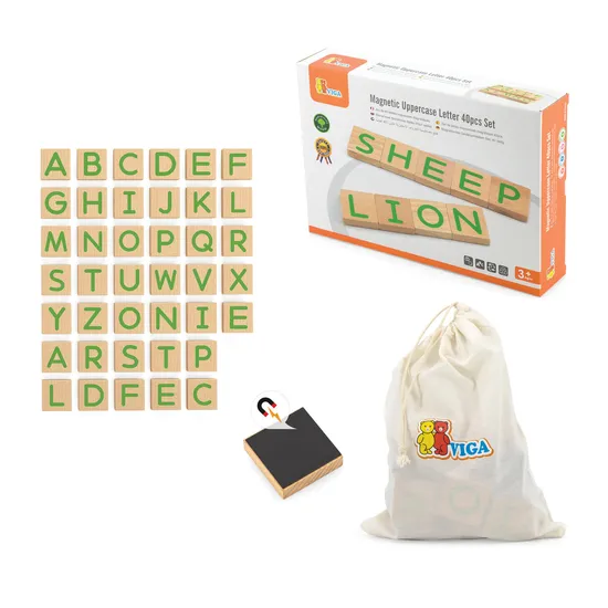 Magnetic Uppercase Letter 40pcs Set - Modern Teaching Aids NZ