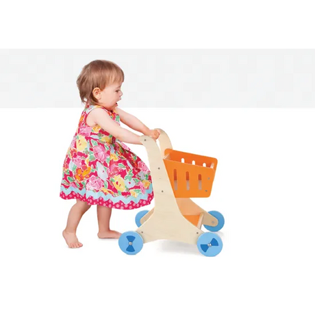 Wooden Shopping Cart - Modern Teaching Aids NZ