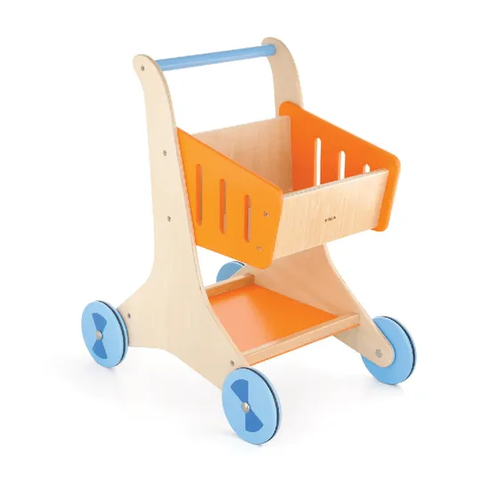 Wooden Shopping Cart - Modern Teaching Aids NZ