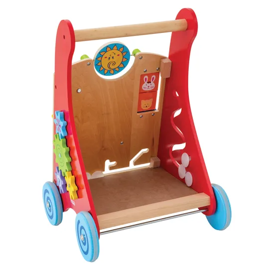 Wooden Activity Baby Walker - Modern Teaching Aids NZ