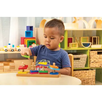 Wooden Maze Puzzle Pieces - 4 Shapes - Modern Teaching Aids NZ