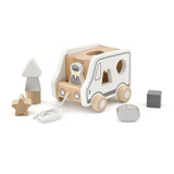 Pull Along Shape Sorting Truck - Grey Tones - Modern Teaching Aids NZ