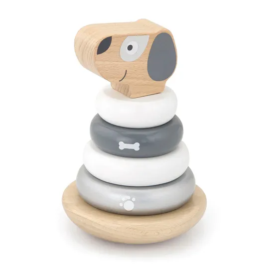 Stacking Puppy - Grey Tones - Modern Teaching Aids NZ