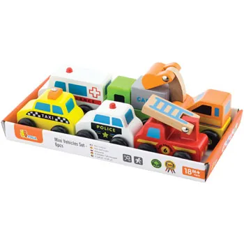 Mini Vehicle Set 6 Pieces - Modern Teaching Aids NZ